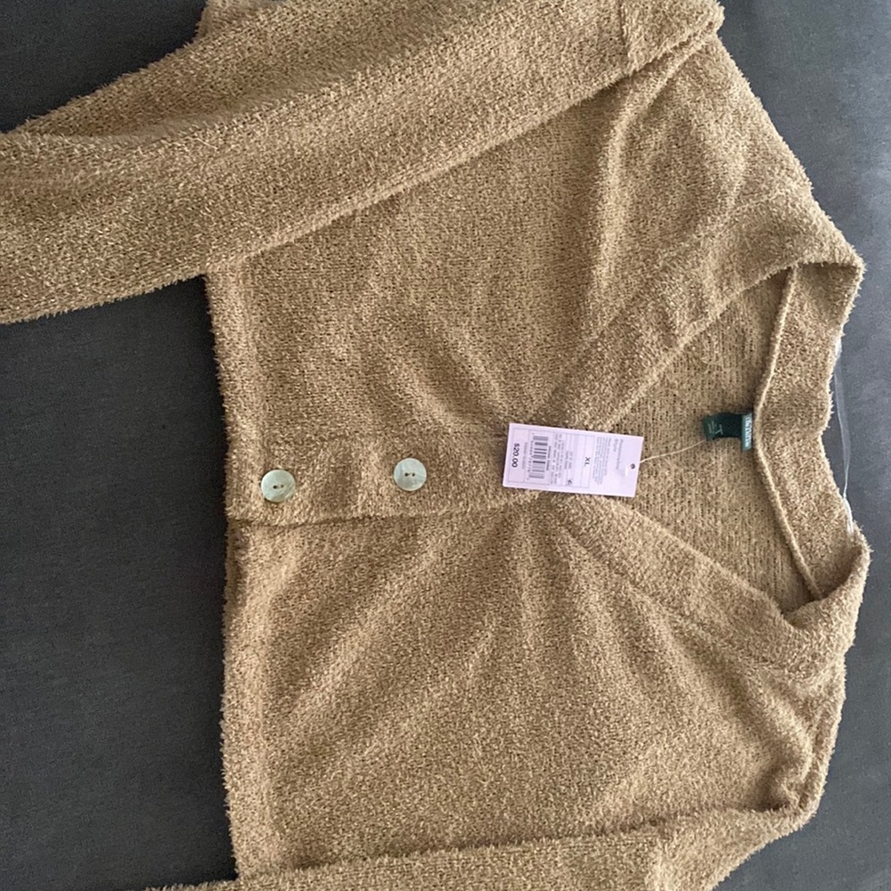 Crop Textured Sweater